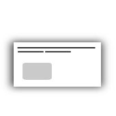 Envelope C5/6 with window - WITHOUT LOGO