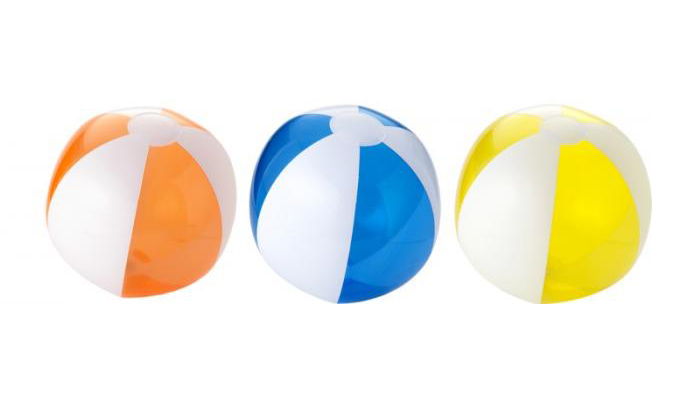 Pallone da spiaggia Bondi solido e trasparente