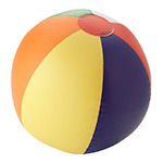 Pallone da spiaggia tinta unita Rainbow